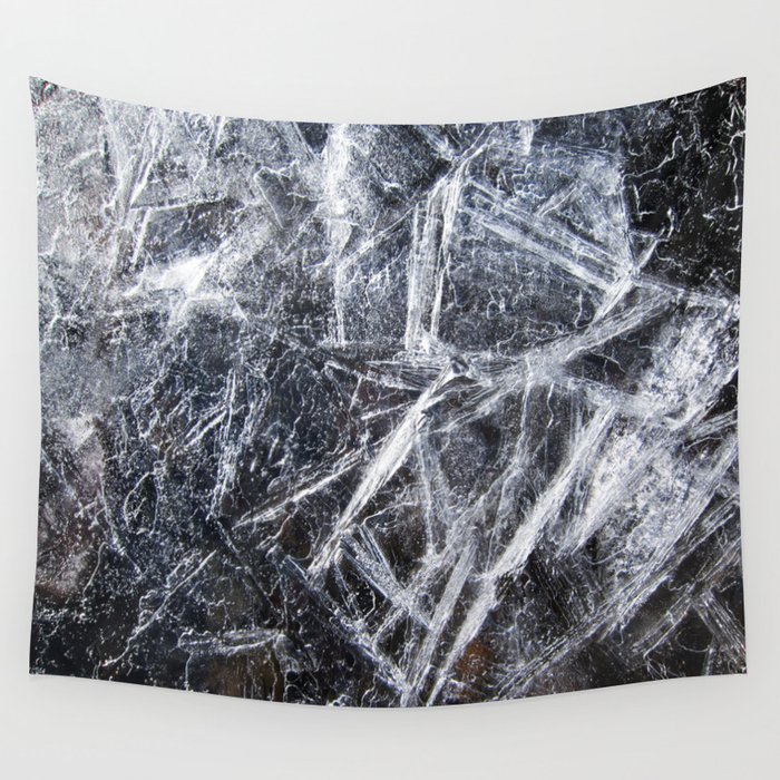 Ice Patterns Wall Tapestry