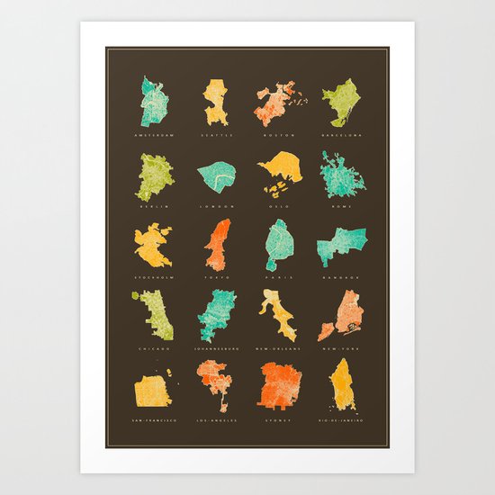 Urban Forms Art Print