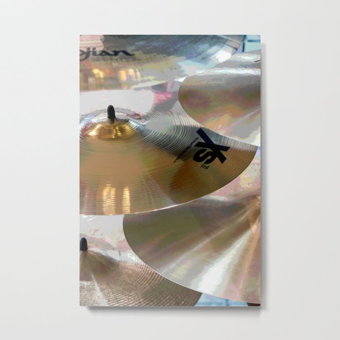 Cymbals Metal Print