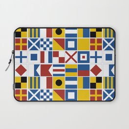 Nautical Flags Laptop Sleeve