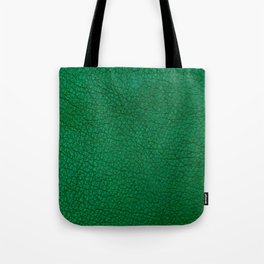 Green Leather Tote Bag