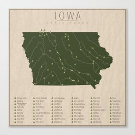 Iowa Parks Canvas Print