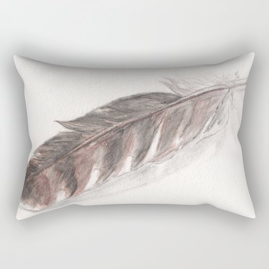 Feather Rectangular Pillow