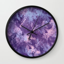 Purple texture Wall Clock