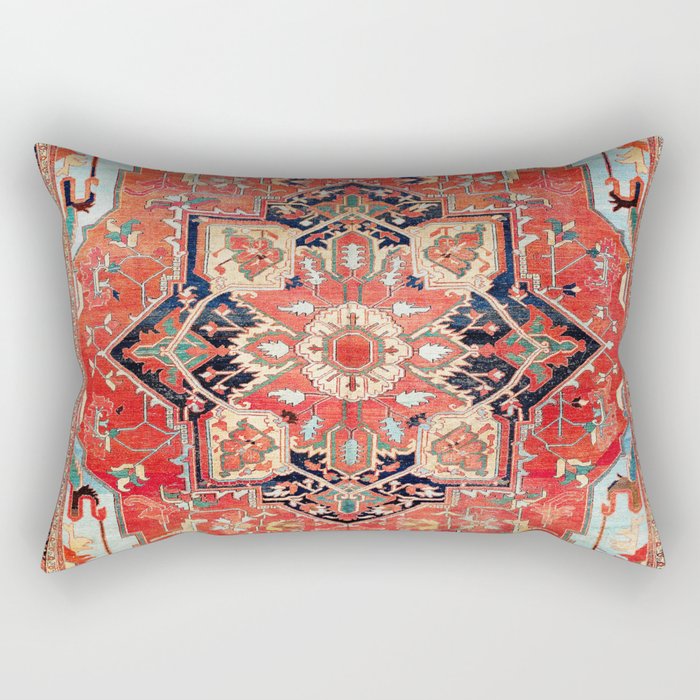 Heriz Azerbaijan Northwest Persian Rug, Persian Rug Print Pillows