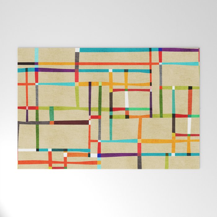 The map (after Mondrian) Welcome Mat