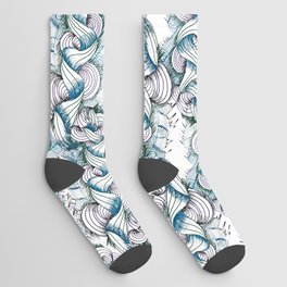 Sketchy Swirl Socks