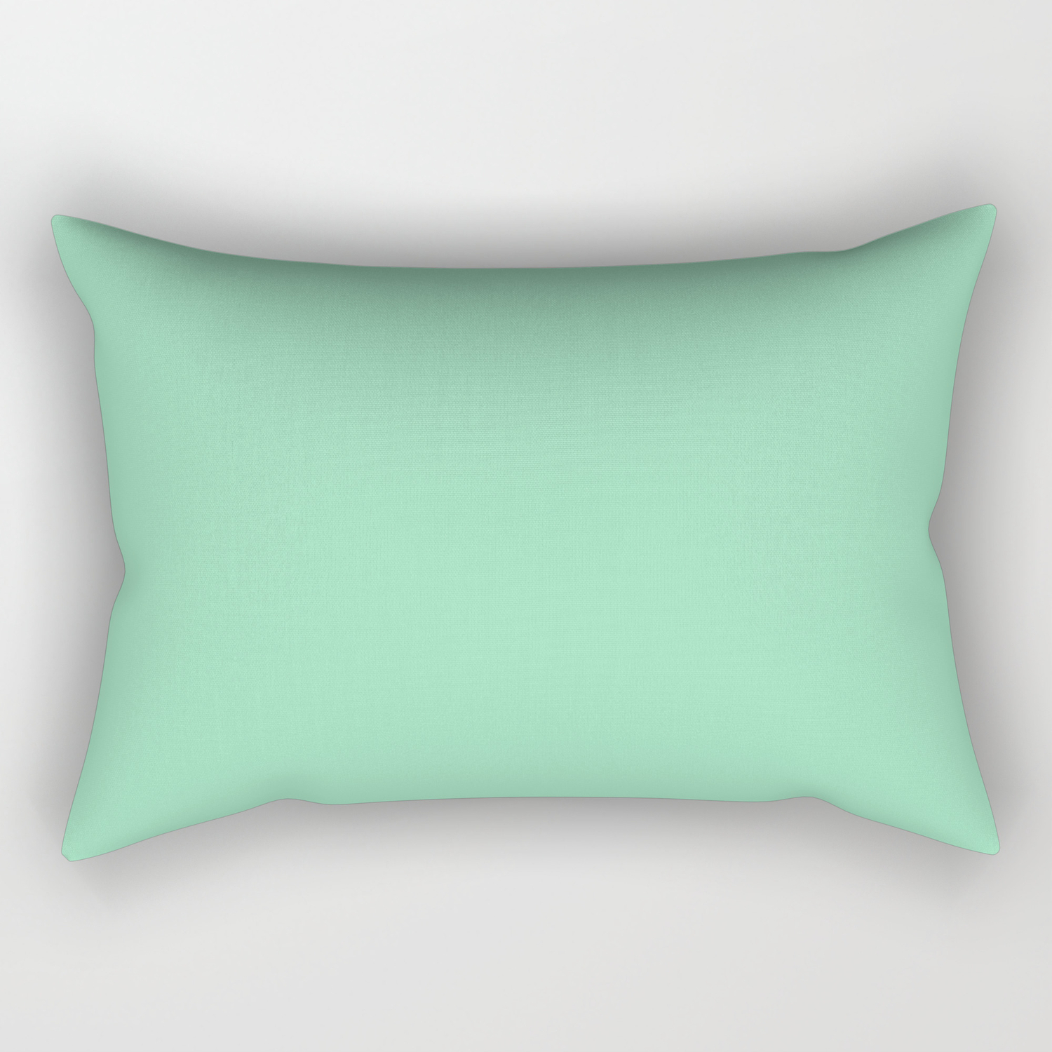 Pastel Sea Green Color Rectangular Pillow By Nicnak85 Society6