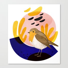 Robin bird Canvas Print