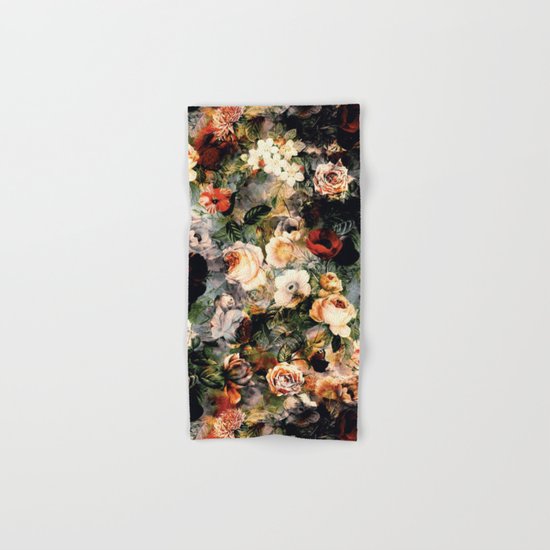 Floral Pattern RPE120 Hand & Bath Towel