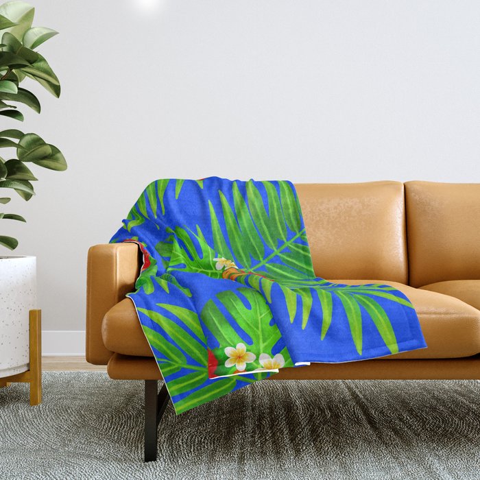 Tropic Summer Throw Blanket