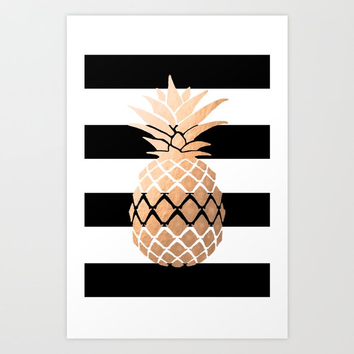 Pineapple Vibes Art Print