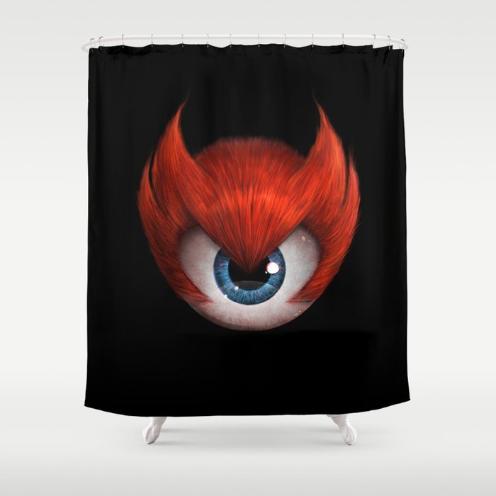 The Eye of Rampage Shower Curtain
