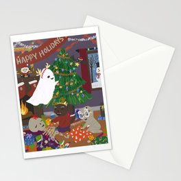  Holidays at the haunted house Stationery Cards