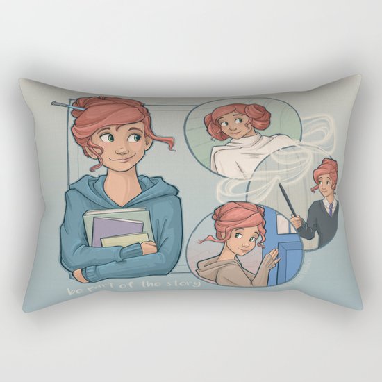Be Part of the Story Rectangular Pillow