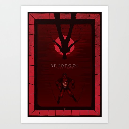 Deadpool - Pool Party Art Print