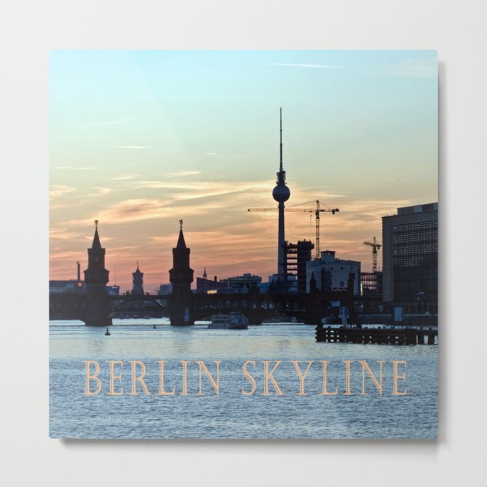 BERLIN SKYLINE Metal Print