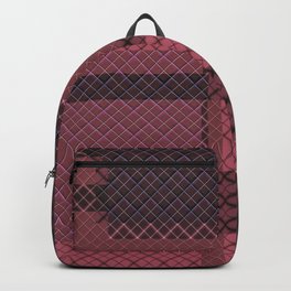 Burgundy red pacifrc , patchwork Backpack