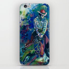 COWBOY at the RODEO iPhone Skin
