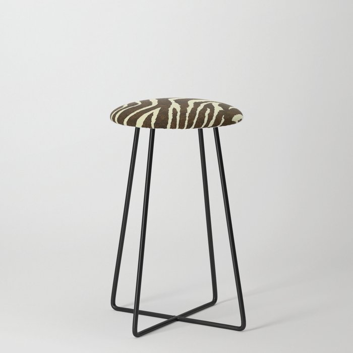 Zebra deals print stool