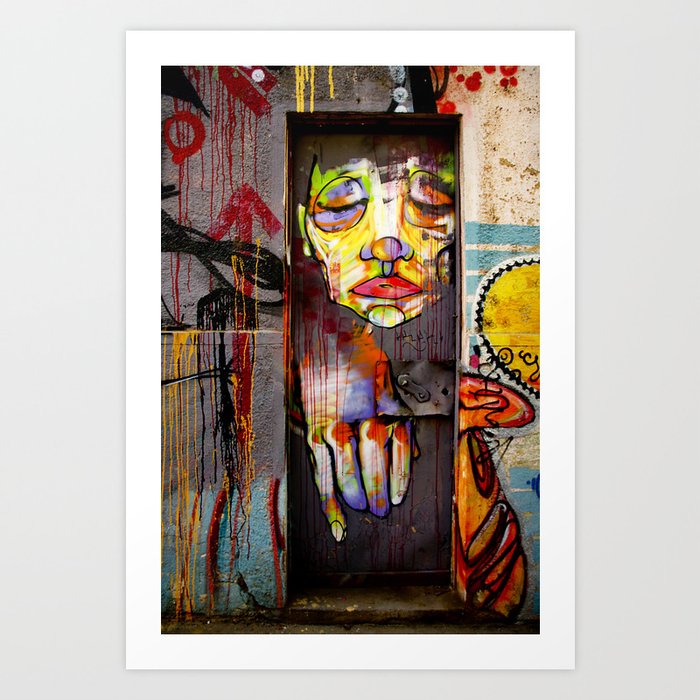 The Secret Door Art Print By Linnb Society6
