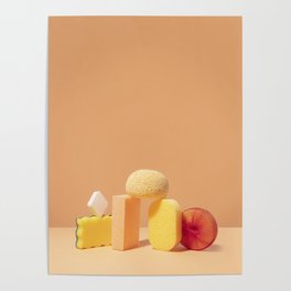 Orange sponges nº 2 Poster