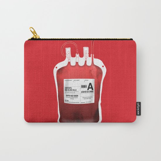 My Blood Type is A, for Awesome! *Classic* Carry-All Pouch