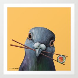 Sushi on the Side Art Print