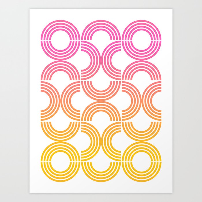 Deco Geometric 05B Art Print