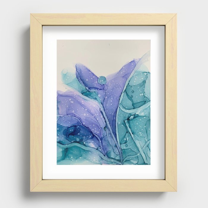 Exquisite flower Recessed Framed Print