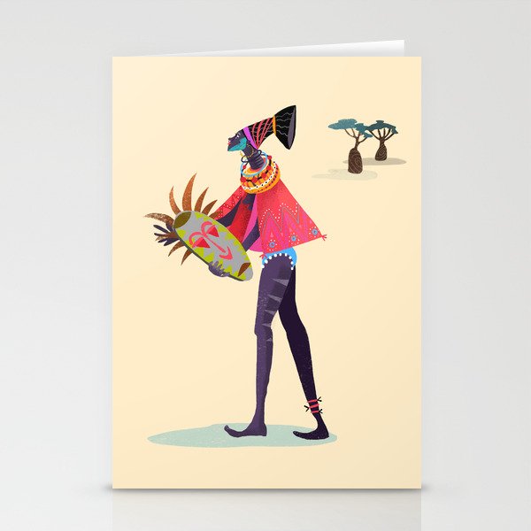 Colourful Africa Stationery Cards