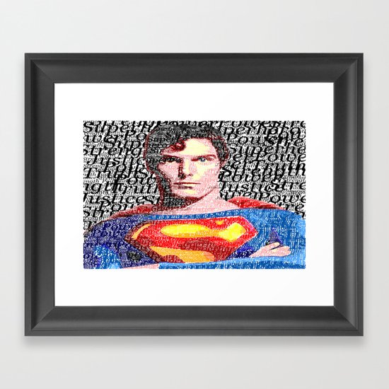 Superman Man of Tomorrow Framed Art Print