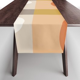 Abstraction_COLOR_ROCKS_MOUNTAINS_Minimalism_001C Table Runner