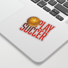 Play Soccer Sticker