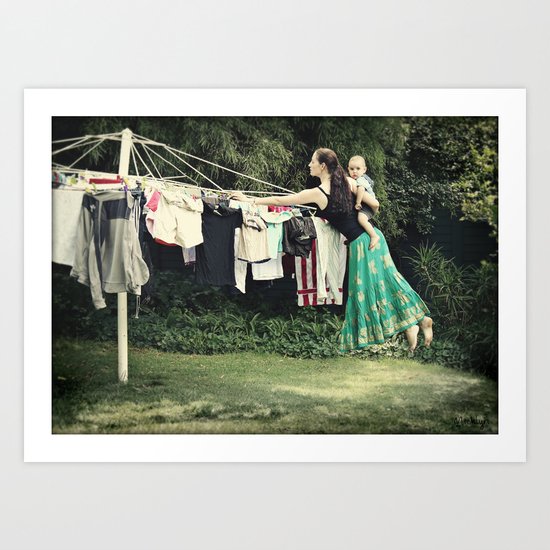 Secret Powers of a Supermom (I wish!) Art Print