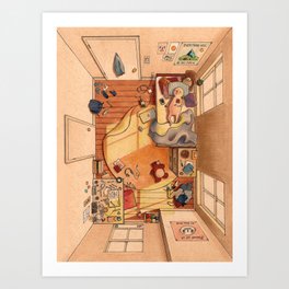 Lonely Afternoons Art Print