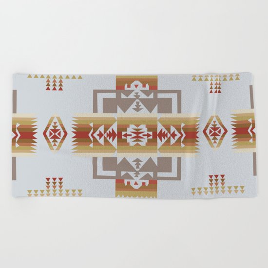 American Native Pattern No. 11 Beach Towel
