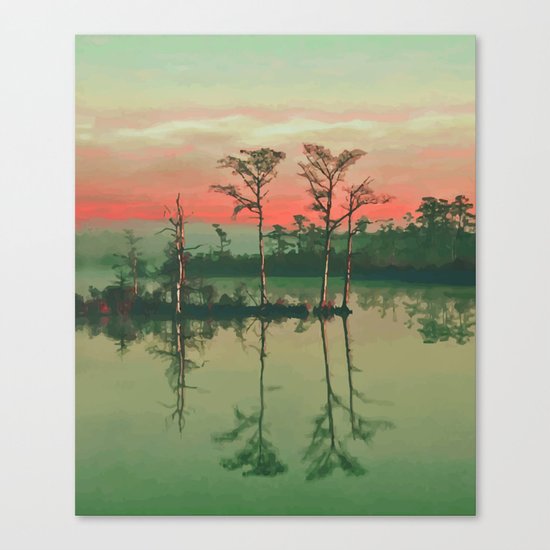 Lake House Canvas Print
