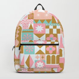 Small World Twist Backpack | Digital, Pattern, Graphicdesign 