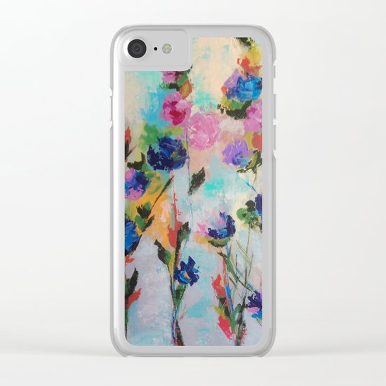 Flowers 3 Clear iPhone Case