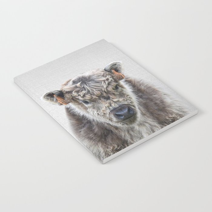 Fluffy Cow - Colorful Notebook