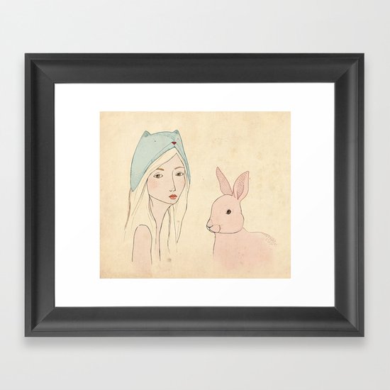 Girl Framed Art Print