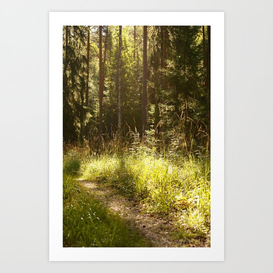 Forest Path Art Print