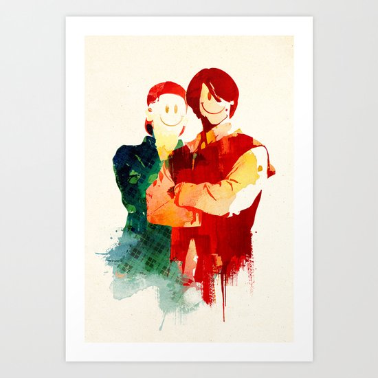 Time Travellers Art Print