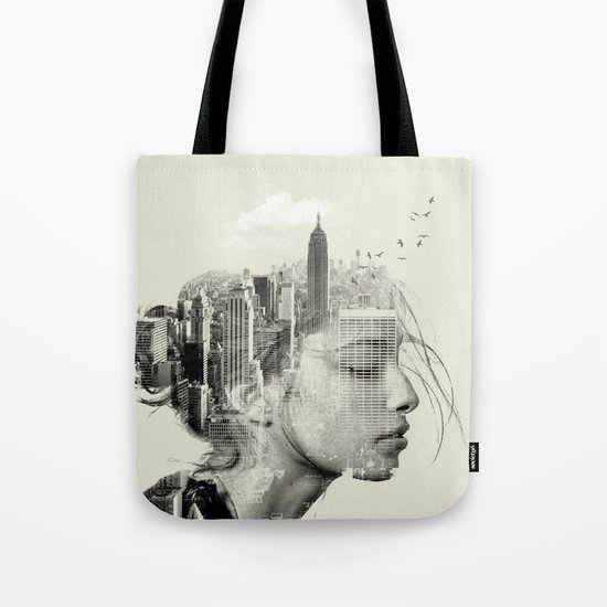 Reflection, New York City Tote Bag