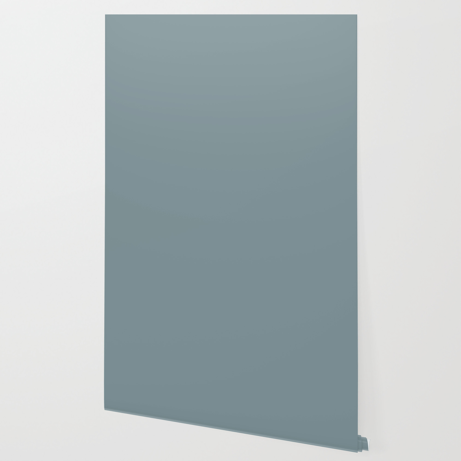 Lead Blue Grey Solid Colour Wallpaper By Koovox Society6