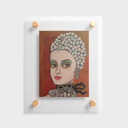 QUEEN CHARLOTTE GOES SWIMMING Floating Acrylic Print