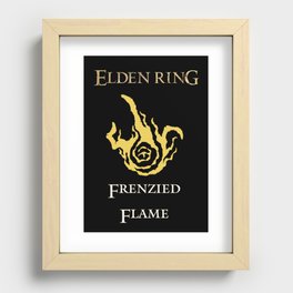 Frenzied Flame Elden Ring Recessed Framed Print