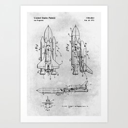 Rocket Art Print