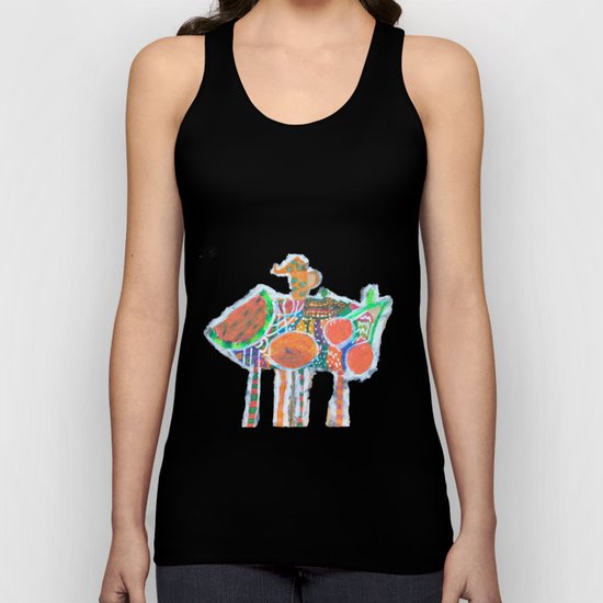 Space Fruits in my Room Unisex Tank Top